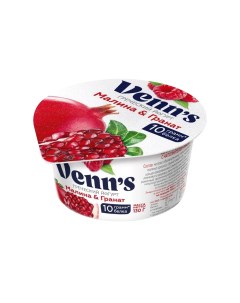 Греческий йогурт со вкусом малины и граната 130 г Venn`s