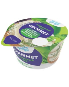 Творожный сыр Gourmet с зеленью 55 130г Молочная культура