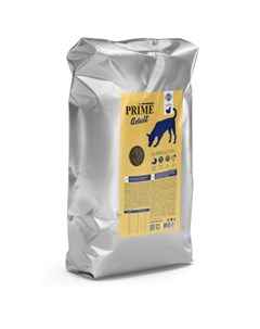 ADULT Полнорационный сухой корм для взрослых собак всех пород с курицей 15 кг Prime