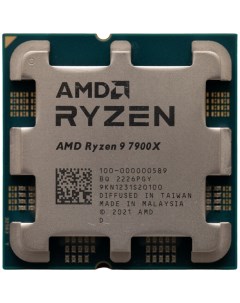 Процессор Ryzen 9 7900X 4 7ГГц Turbo 5 6ГГц 12 ядерный L3 64МБ Сокет AM5 OEM Amd