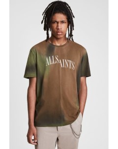 Хлопковая футболка Allsaints