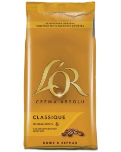 Кофе зерновой Crema Absolu Classique 1000г L'or