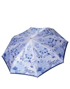 Зонт женский L 18114 10 голубой Fabretti
