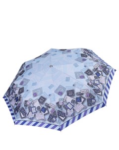 Зонт женский L 18102 6 голубой Fabretti