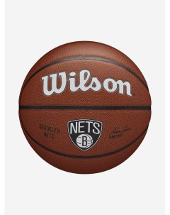 Мяч баскетбольный NBA Team Alliance Bro Nets Коричневый Wilson