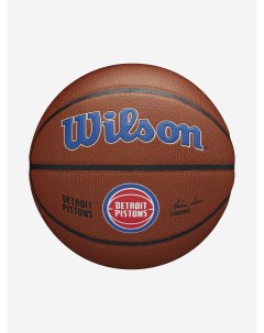 Мяч баскетбольный NBA Team Alliance Det Pistons Коричневый Wilson