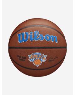 Мяч баскетбольный NBA Team Alliance NY Knicks Коричневый Wilson