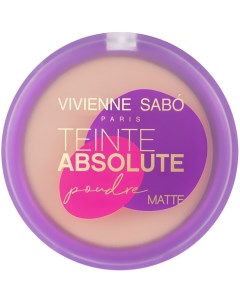 Пудра компактная для лица TEINTE ABSOLUTE MATTE матирующая тон 04 Vivienne sabo