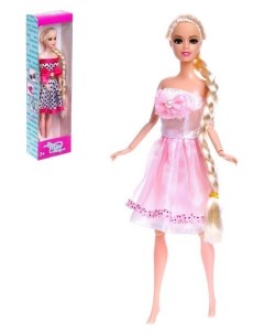 Кукла модель шарнирная Алена в платье Nnb