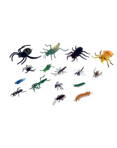 Набор насекомых Жучки 16 фигурок Кнр игрушки