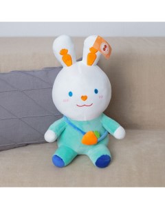 Мягкая игрушка Зайка с морковкой 301222120 Kidwow