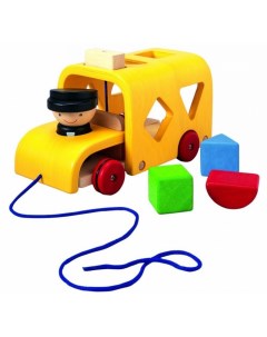 Деревянная игрушка Сортер Автобус Plan toys