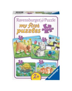 Пазл Милые животные 4 шт Ravensburger