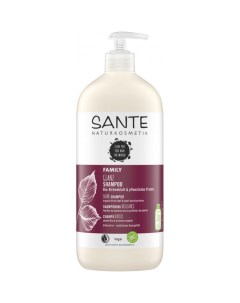 Family Шампунь для блеска волос с био берёзой и растительными протеинами 950 мл Sante