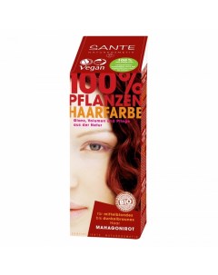 Растительная краска для волос Махагон 100 г Sante