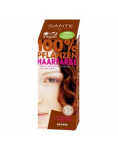 Растительная краска для волос Бронза 100 г Sante