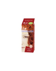 Растительная краска для волос Натуральный рыжий 100 г Sante