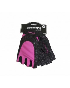 Перчатки для фитнеса AFG06P черно розовые Atemi