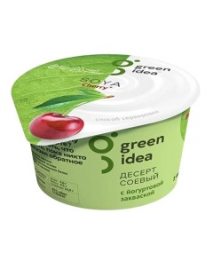 Десерт соевый с йогуртовой закваской и вишней 140г Green idea