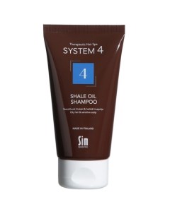 Шампунь 4 для очень жирной и чувствительной кожи головы 75 мл System 4 Sim sensitive