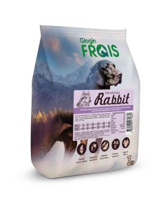 Корм для собак Adult Dog Rabbit для средних и крупных пород с чувствительным пищеварением кролик сух Frais
