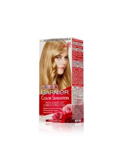 Крем краска Color Sensation стойкая для волос 8 0 Переливающийся светло русый Garnier