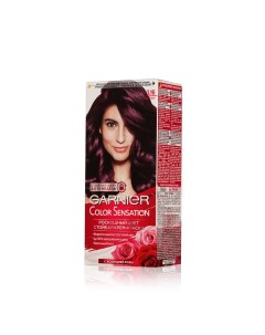Стойкая крем краска для волос Color Sensation Роскошный цвет 3 16 Аметист 110мл Garnier
