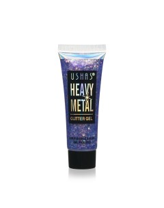 Глиттер гель для век Heavy Metal Фиолетовый 20г Ushas