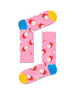 Носки collaboration Distorted Smiley Sock SMY01 3000 Happy socks