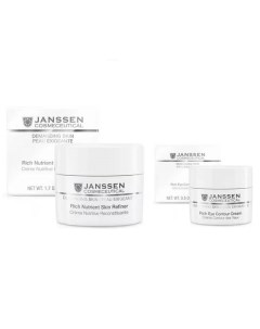 Набор для питания кожи крем SPF15 50 мл крем для век 15 мл Demanding skin Janssen cosmetics