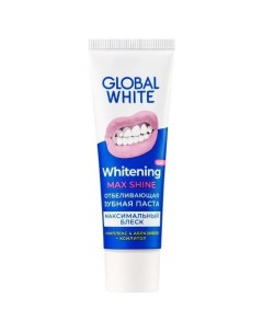 Отбеливающая зубная паста Max Shine 30 мл Global white