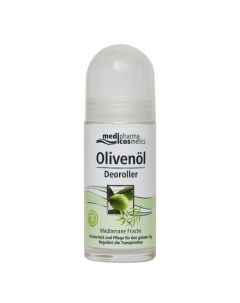 Роликовый дезодорант Olivenol Средиземноморская свежесть 50 мл Medipharma cosmetics