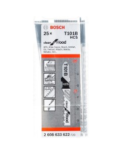 Пилки для лобзика по дереву Bosch
