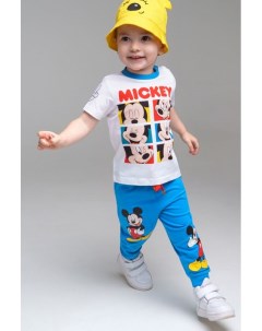 Комплект из футболки и брюк с принтом Mickey Mouse Playtoday