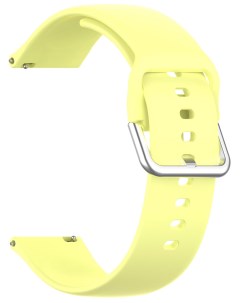 Ремешок для смарт часов универсальный силиконовый 22 mm желтый Red line