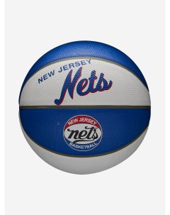 Мяч баскетбольный NBA Team Retro Mini Bro Nets Синий Wilson