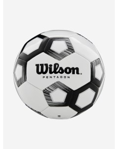 Мяч футбольный Pentagon Белый Wilson