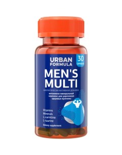 Витаминно минеральный комплекс для мужчин от А до Zn Men s Multi 30 капсул Urban formula