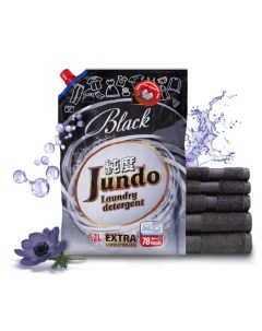 Black Концентрированный гель для стирки черного белья Запасной блок 1200 мл Jundo