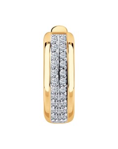 Серьга из золота с бриллиантами Sokolov diamonds