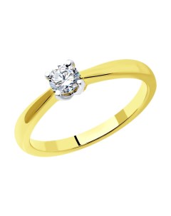Кольцо из желтого золота Sokolov diamonds