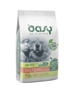 Dry Dog OAP Adult All Breed Монопротеин сухой корм для взрослых собак средних и крупных пород с лосо Oasy