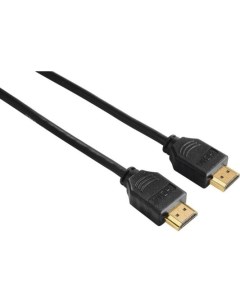 Кабель аудио видео H 205003 HDMI m HDMI m 3м Позолоченные контакты черный 00205003 Hama