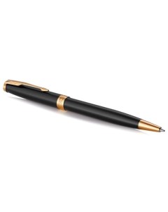 Набор ручек Sonnet CW2093371 LaqBlack GT M золото 18 карат подар кор ручка перьевая ручка шариковая Parker