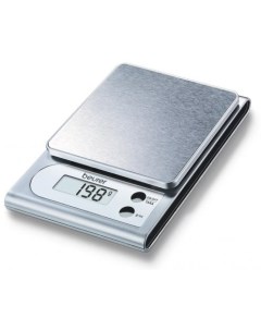 Весы кухонные электронные KS22 макс вес 3кг серебристый Beurer