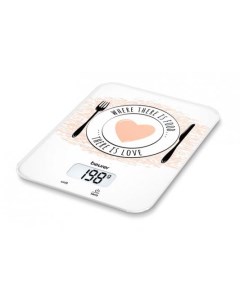 Весы кухонные электронные KS19 Love макс вес 5кг рисунок Beurer