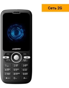 Мобильный телефон B240 Linx 32Mb черный моноблок 2Sim 2 44 240x320 0 08Mpix GSM900 1800 FM microSD Digma
