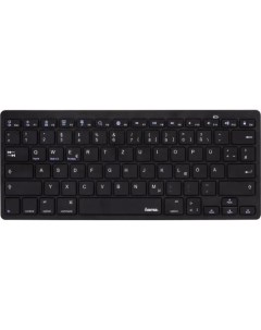 Клавиатура KEY4ALL черный беспроводная BT slim Multimedia для ноутбука Touch Hama