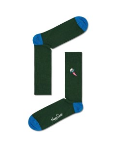 Носки Ribbed Embroidery Ufo Sock REUFO01 7500 Happy socks