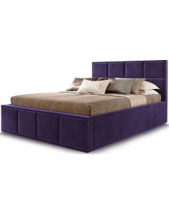 Кровать Октавия 140 Лана фиолетовый Вариант 3 Bravo